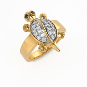Buy 18 Karat Gold & Diamond Ring