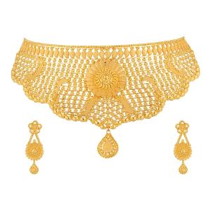 Buy 22 Karat Gold Necklace Set