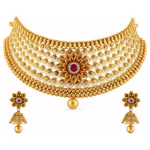 Buy 22 Karat Gold Necklace Set