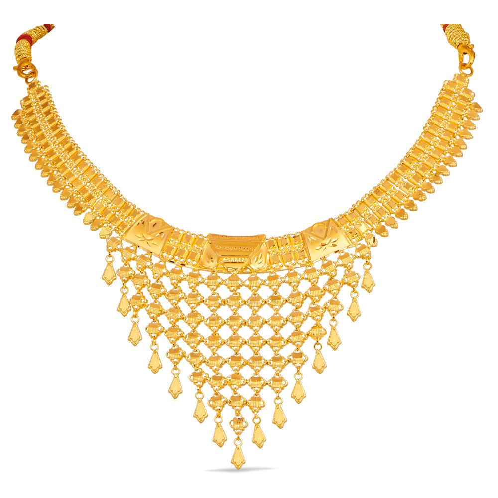 Buy 22 Karat Gold Necklace Set