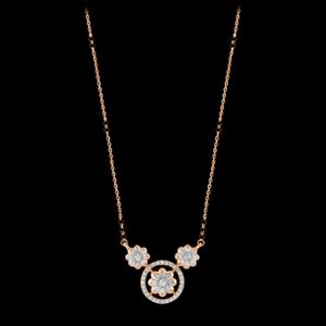 Buy 18 Karat Gold & Diamond Mangalsutra