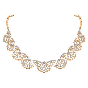 Buy 14 Karat Gold & Diamond Necklace