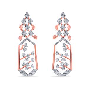 Buy 14 Karat Gold & Diamond Earrings