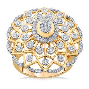 Buy 14 Karat Gold & Diamond Ring