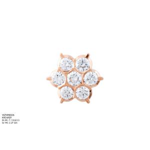 Buy 22 Karat Gold & Diamond Nose Pin