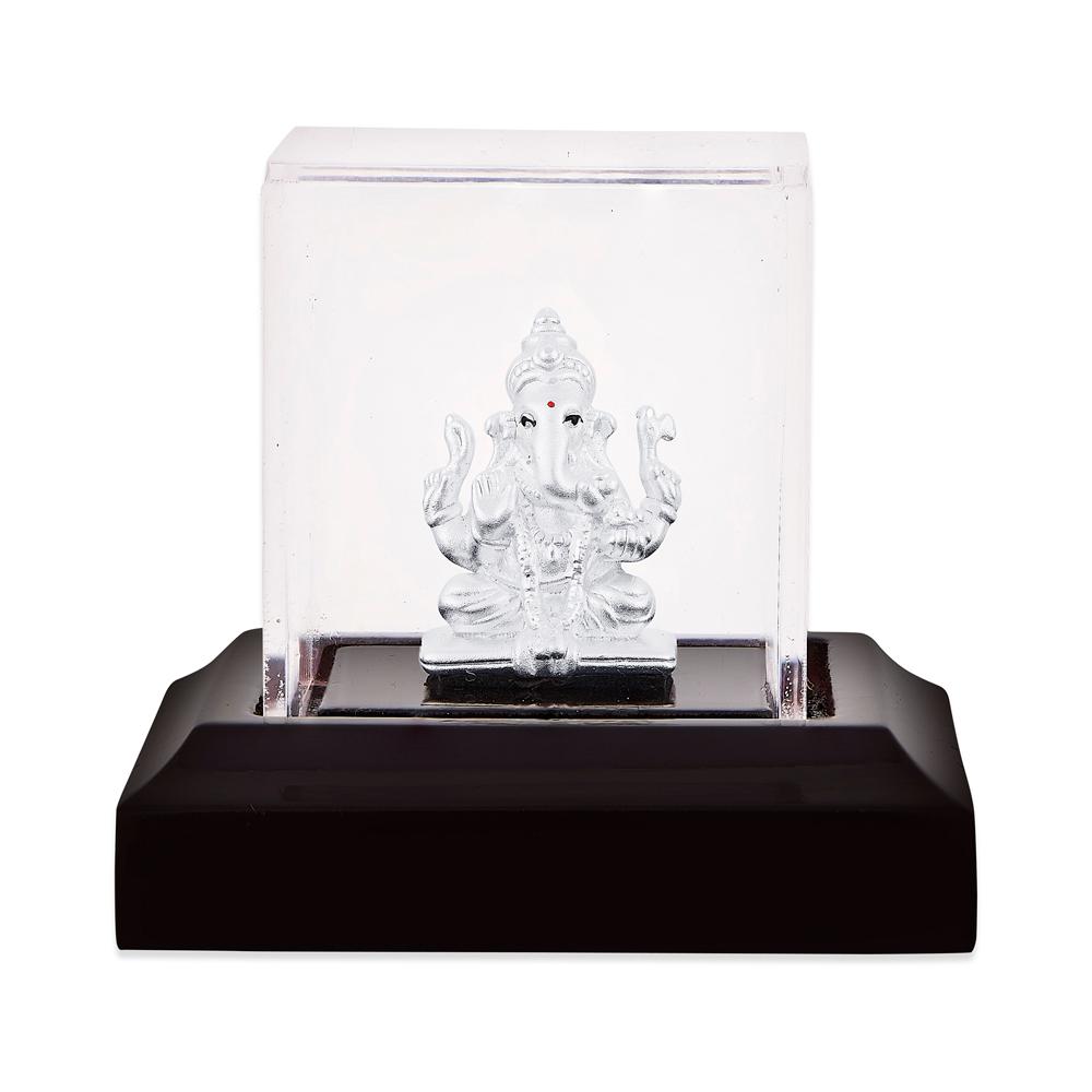 Buy 999 Purity Lord Ganesha Silver Idol