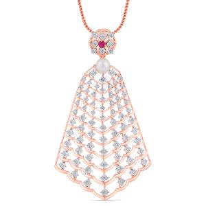 Buy 14 Karat Gold & Diamond Pendant