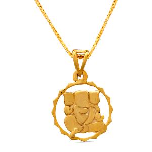 Buy 18 Karat Gold Pendant For Unisex