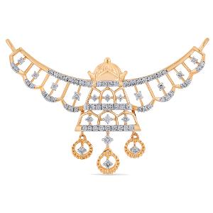 Buy 14 Karat Gold & Diamond Mangalsutra