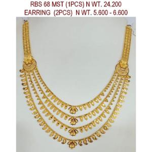 Buy 22 Karat Gold Necklace Set
