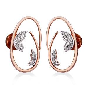 Buy 14 Karat Gold & Diamond Earrings