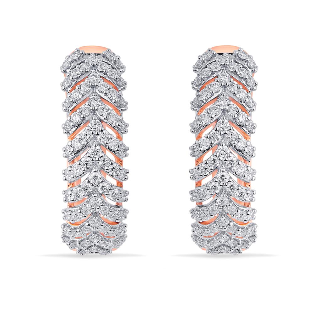 Buy 18 Karat Gold & Diamond Earrings