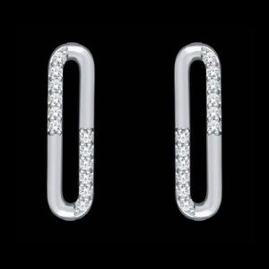 Buy 14 Karat Gold & Diamond Earrings