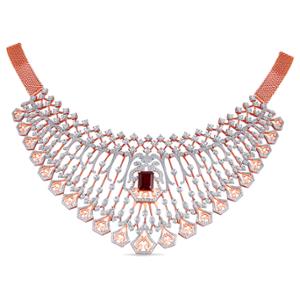 Buy 18 Karat Gold & Diamond Necklace