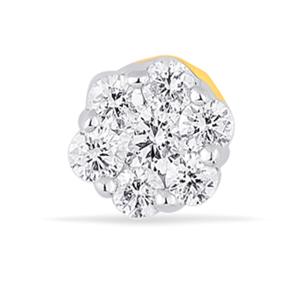 Buy 18 Karat Gold & Diamond Nose Pin