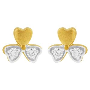Buy 18 Karat Gold & Diamond Earrings