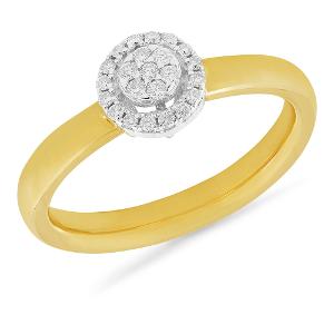 Buy 18 Karat Gold & Diamond Ring
