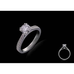 Buy 18 Karat Gold & Diamond Ring