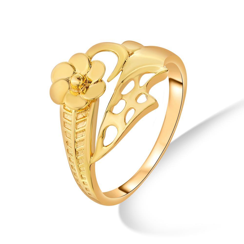 Buy 22 Karat Floral Symphony Gold Ring