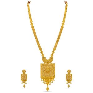 Buy 22 Karat Gold Necklace Set