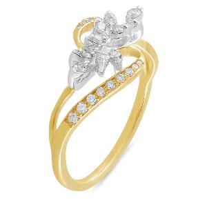 Buy 14 Karat Gold & Diamond Ring