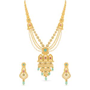Buy 22 Karat Gold Necklace Set