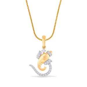 Buy 18 Karat Gold & Diamond Pendant