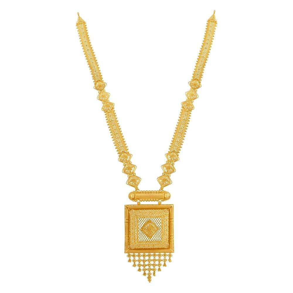 gold pendant rani haar