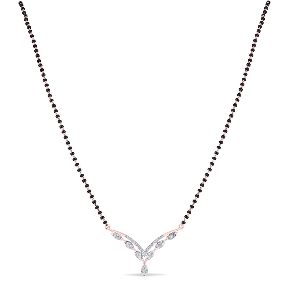 Buy 18 Karat Gold & Diamond Mangalsutra