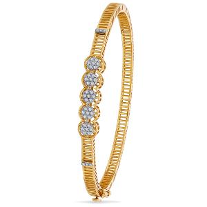 Buy 14 Karat Gold & Diamond Bracelet