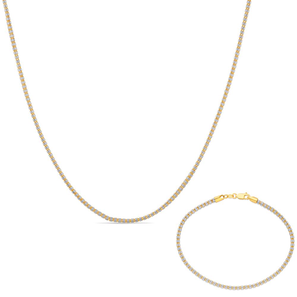 Buy 18 Karat Gold Chain and Bracelet