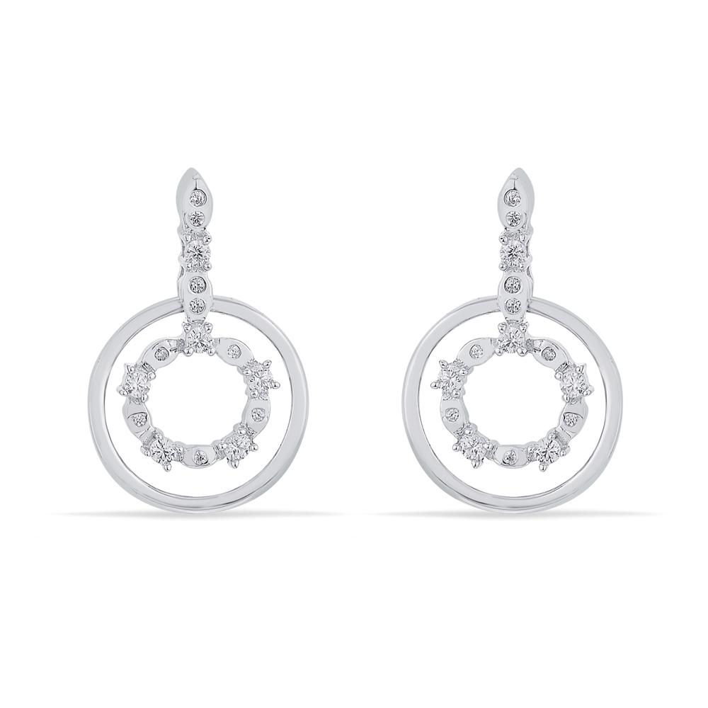 Buy 925 Purity Silver Earrings