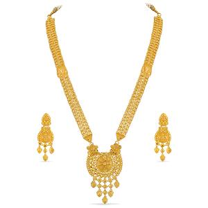 Buy 22 Karat Gold Necklace Set