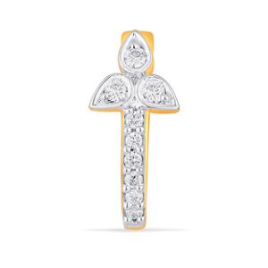 Buy 14 Karat Gold & Diamond Nose Pin