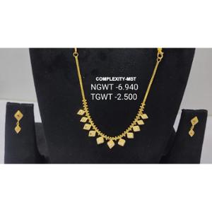 Buy 22 Karat Gold Necklace Set