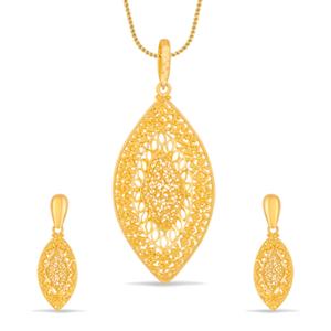 Buy 22 Karat Gold Pendant Set
