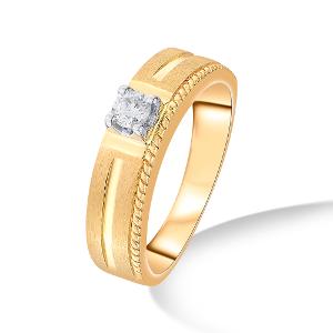Buy 14 Karat Gold & Diamond Ring