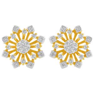 Buy 18 Karat Gold & Diamond Earrings