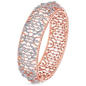 Buy 14 Karat Gold & Diamond Bangle