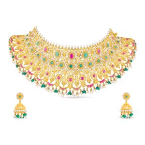 Buy 22 Karat Gold Necklace Set