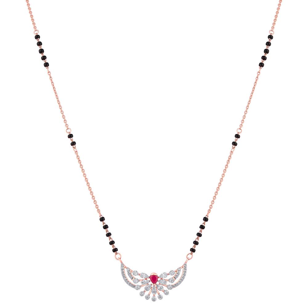 Buy 18 Karat Gold & Diamond Mangalsutra
