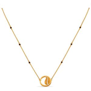 Buy 22 Karat Delicate Leaf Gold Mangalsutra