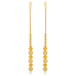 Buy 22 Karat Gold Earrings Chains