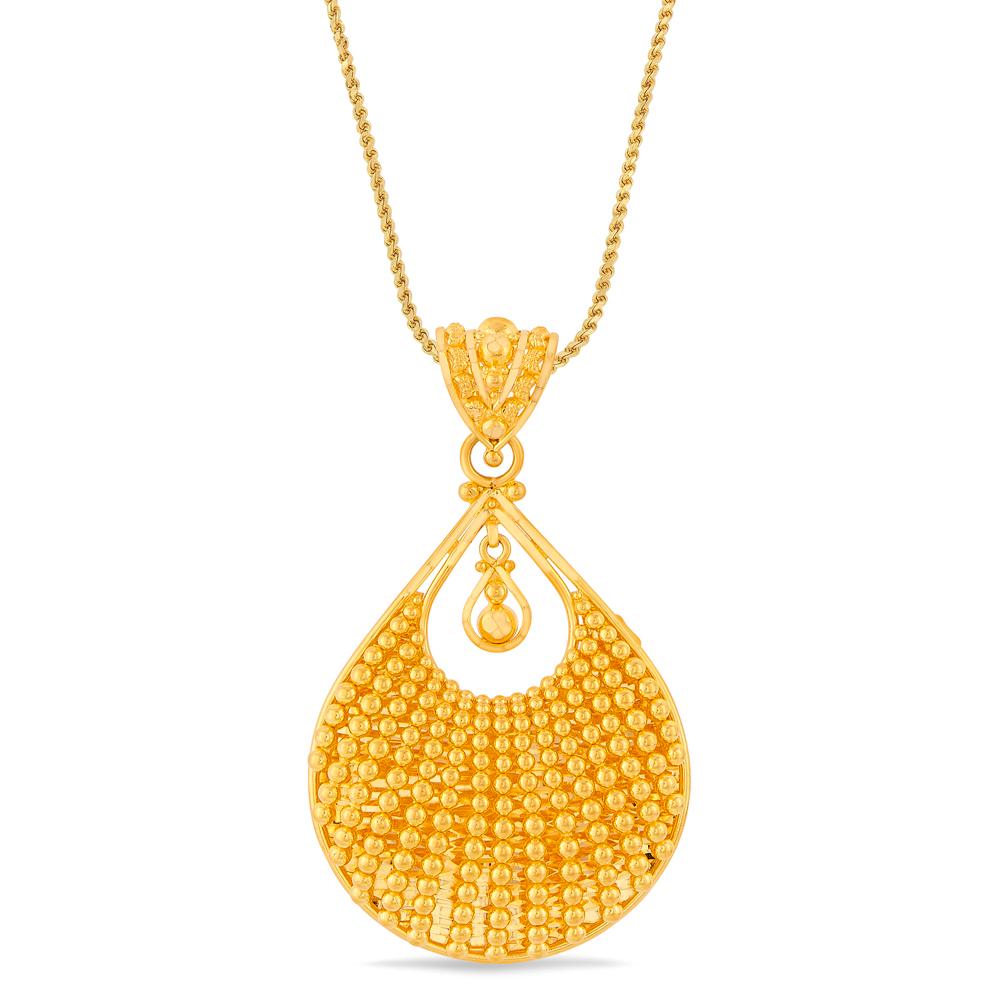 Buy 22 Karat Gold Pendant Set