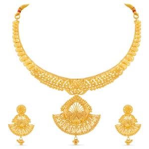 Buy 22 Karat Gold Necklace Set