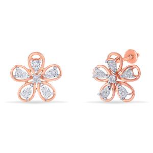 Buy 18 Karat Gold & Diamond Earrings