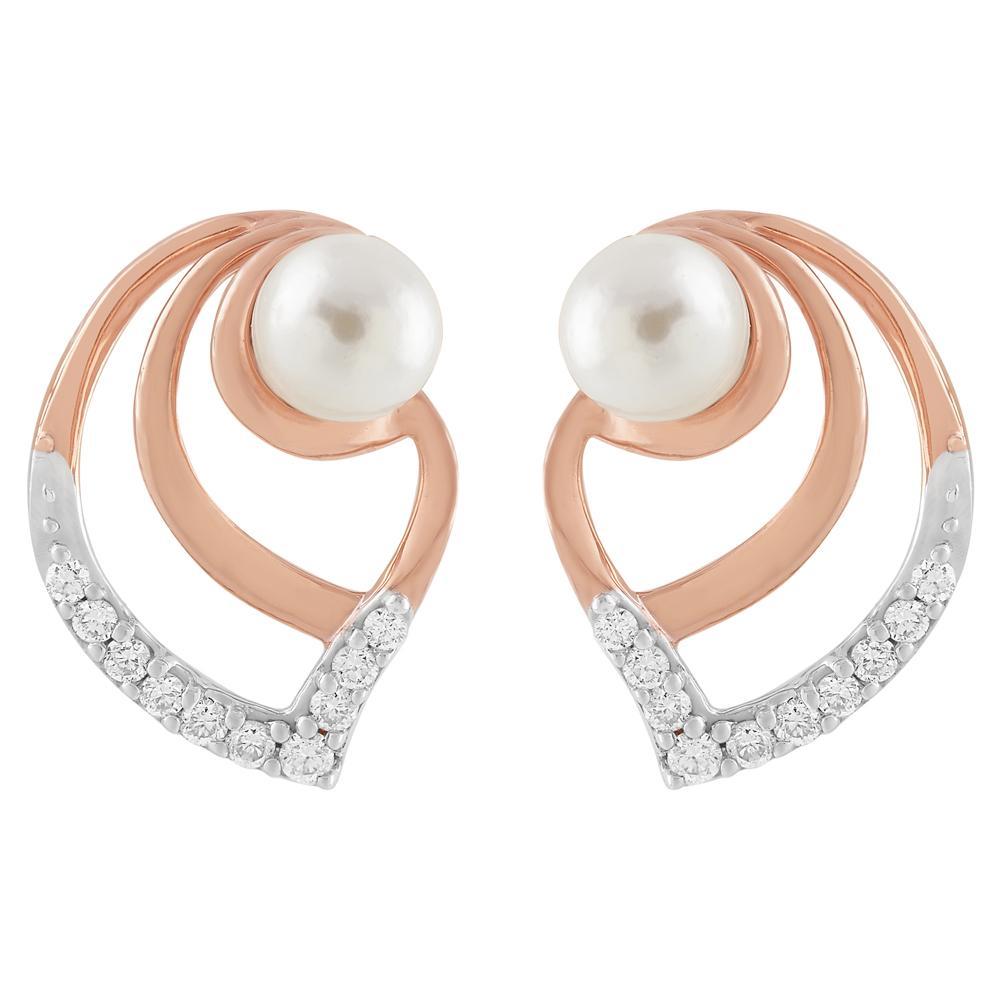 Buy Pearl Wings Diamond Earring