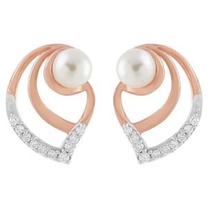 Buy Pearl Wings Diamond Earring