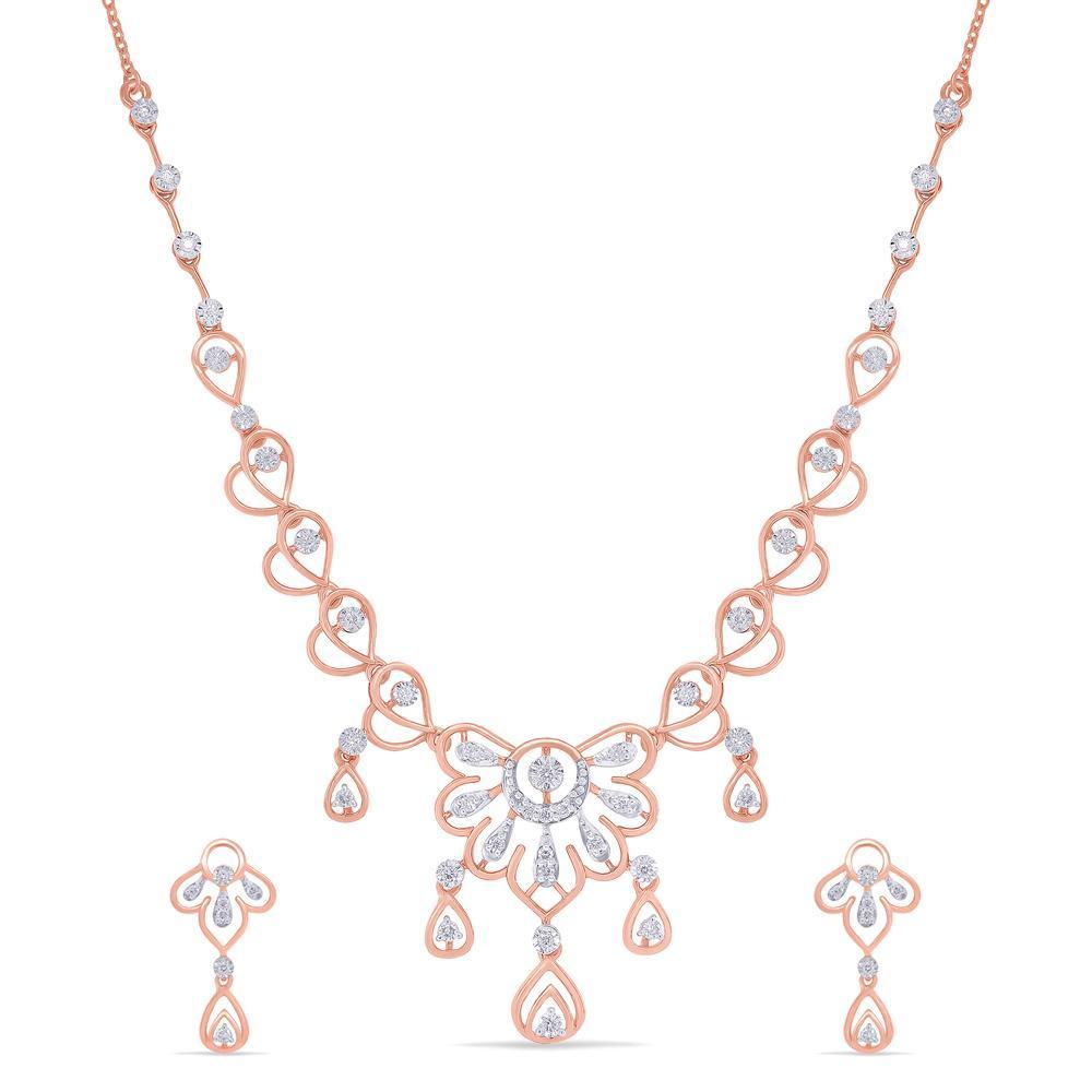 Buy Enchanting Diamond Necklace Set