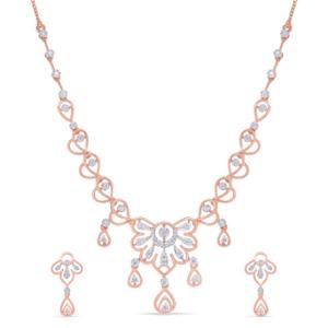Buy Enchanting Diamond Necklace Set